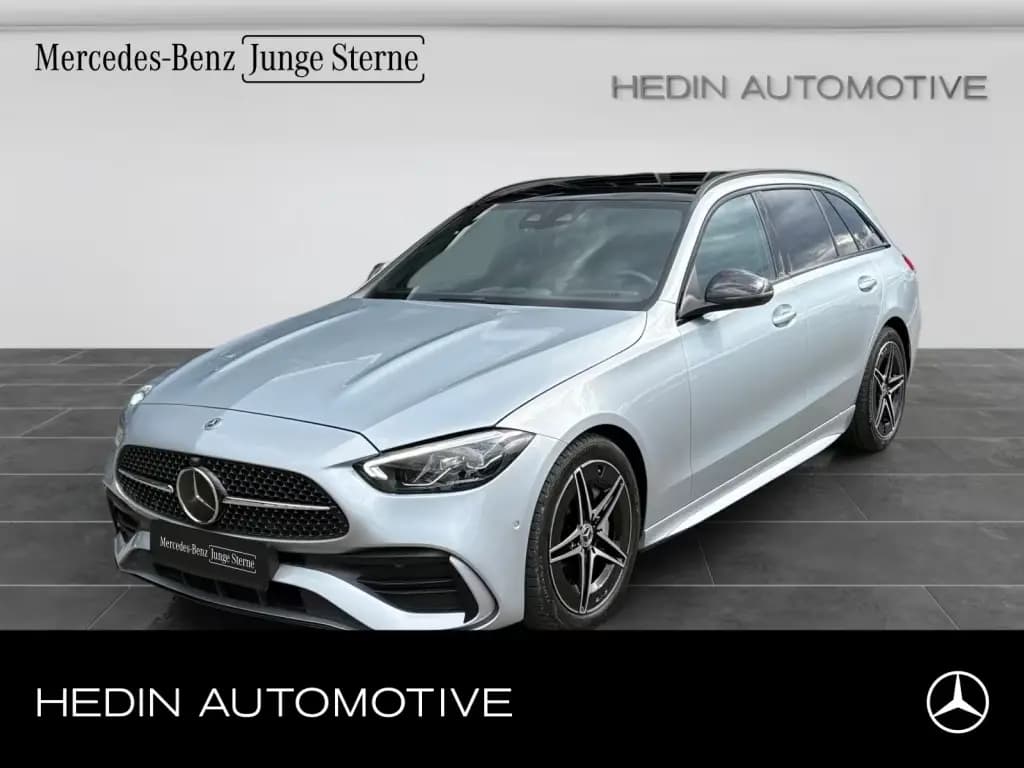 Main__Slider__Photo:Mercedes-Benz C 220 d T AMG|NIGHT|LED|AMBI|DISTR|PANO|KAM 08/2021-0