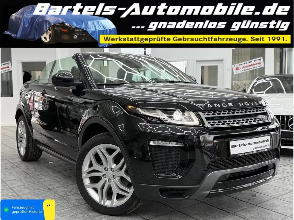 Main__Slider__Photo:Land Rover Range Rover Rover Evoque Cabrio TD4 SE Dynamic, Leder 11/2018-0