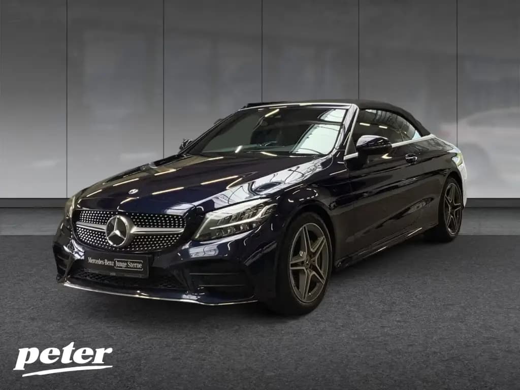 Main__Slider__Photo:Mercedes-Benz C 180 Cabriolet AMG*LED*Airscarf*Kamera*AHK* 07/2021-0