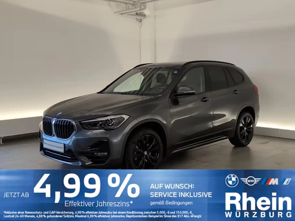 Main__Slider__Photo:BMW X1 sDrive20i Sport Line LED/SHZ/PDC vo+hi/DAB LE 04/2022-0