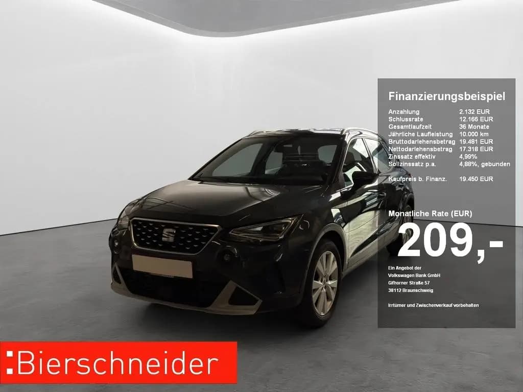 Main__Slider__Photo:Seat Arona 1.0 TSI DSG Xperience LED NAVI PARKLENK SH 04/2022-0