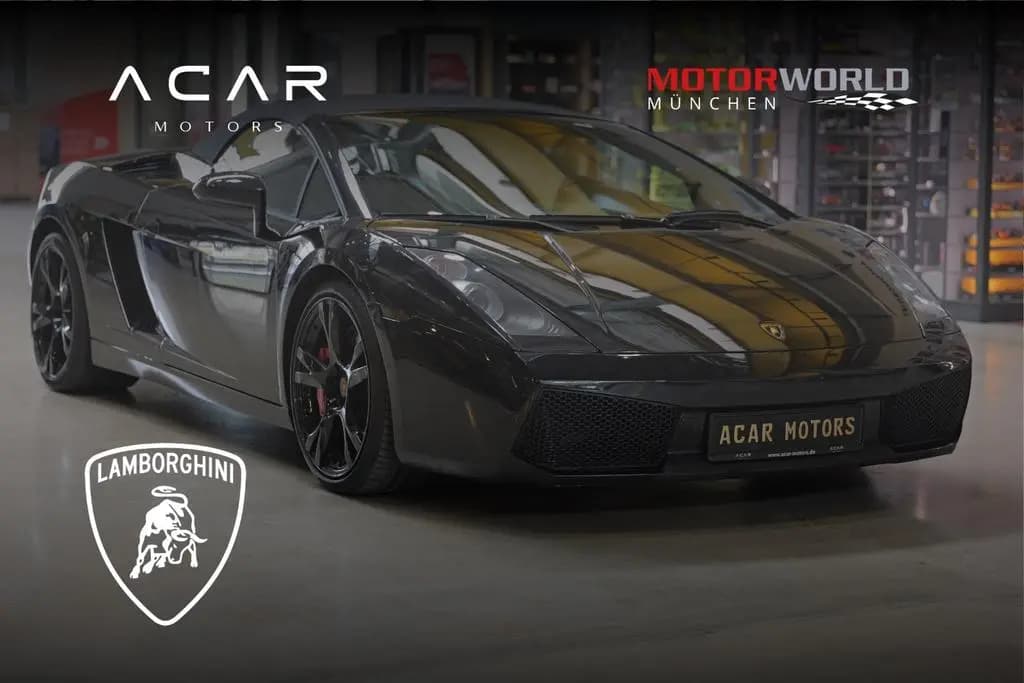 Main__Slider__Photo:Lamborghini Spyder 5.0 V10*519PS *AWD*E-Gear*Akrapovic*Cam 06/2007-0