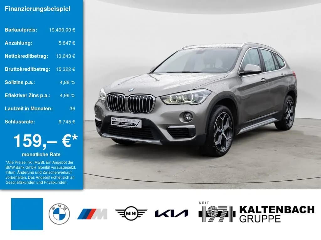 Main__Slider__Photo:BMW X1 sDrive 18i X-Line LED NAVI SHZ PDC KLIMA 12/2018-0