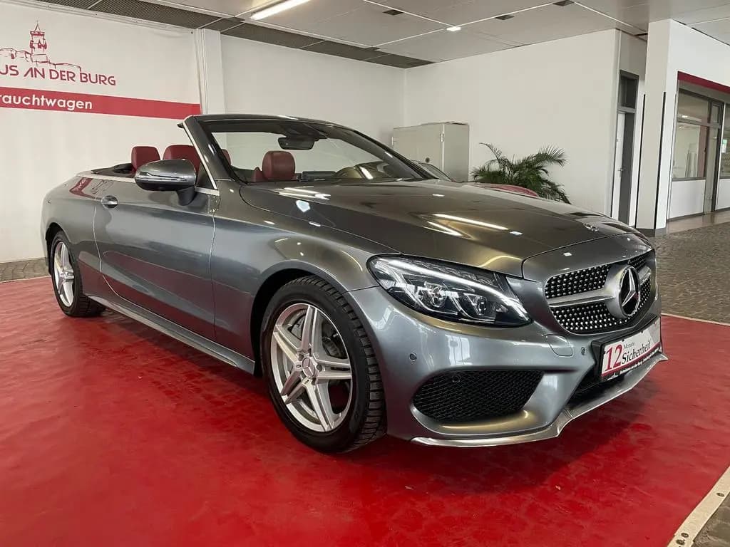 Main__Slider__Photo:Mercedes-Benz C-Class 250 Cabrio AMG Line//360°//LED// 06/2017-0