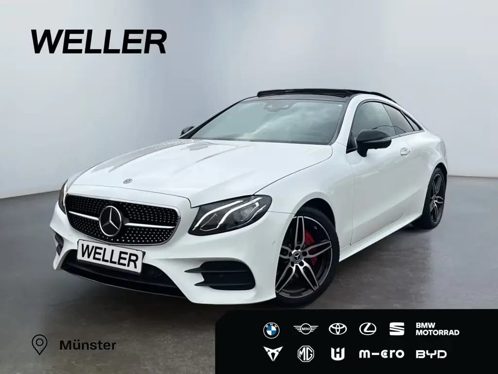 Main__Slider__Photo:Mercedes-Benz E-Class 200 Coupe 9G AMG Line *Burmes*Pano*360°*DISTRO 04/2018-0