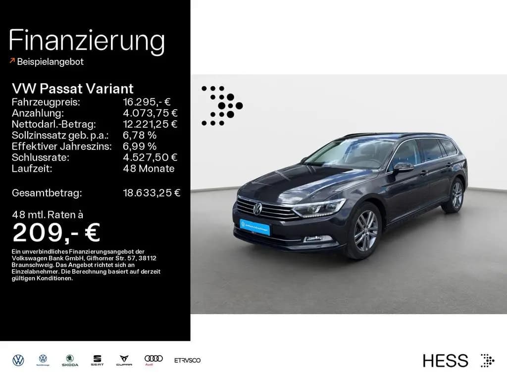 Main__Slider__Photo:Volkswagen Passat Variant 2.0 TDI DSG Comforline*Navi*AHK*A 12/2018-0