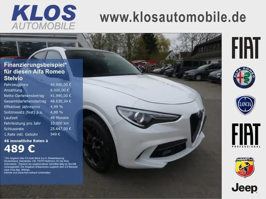 Main__Slider__Photo:Alfa Romeo Stelvio QUADRIFOGLIO Q4 2.9 BITURBO 510PS PANO H 07/2019-0