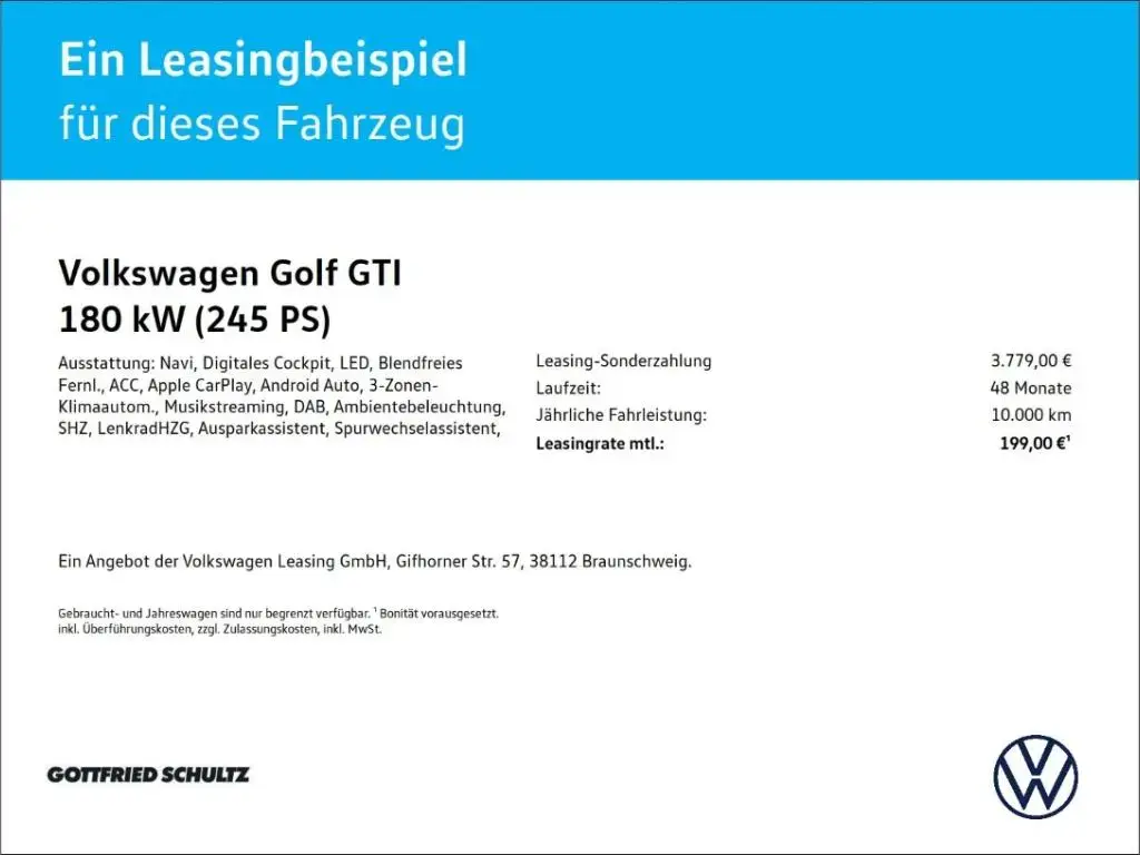Main__Slider__Photo:Volkswagen Golf GTI VIII 2.0 DSG   Navi   Kamera   LED-Plus 02/2023-1