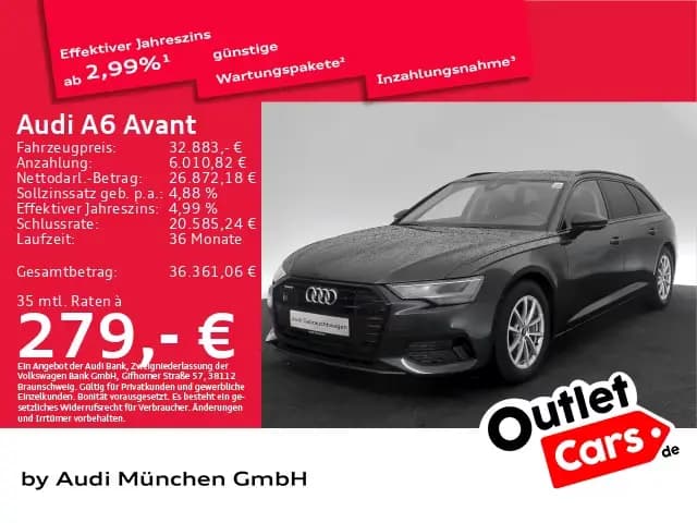 Main__Slider__Photo:Audi A6 Avant 45 TFSI qu. S tronic sport AHK/Virtual+ 05/2022-0