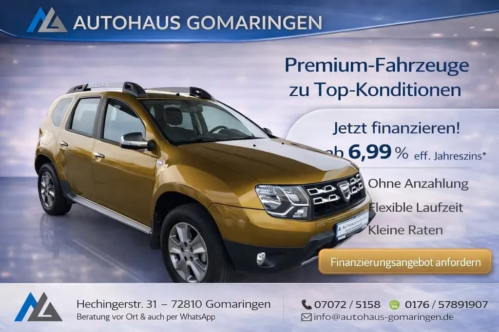 Main__Slider__Photo:Dacia Duster I Prestige 4x4*AHK*LEDER*NAVI*KAMERA*FES* 08/2016-0