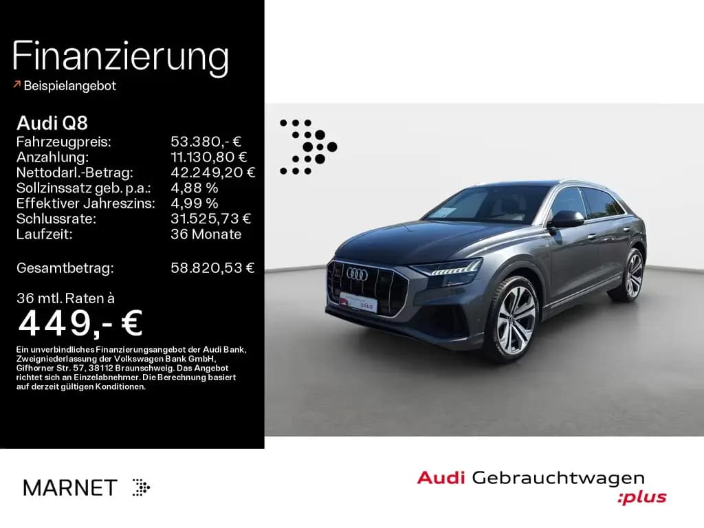 Main__Slider__Photo:Audi Q8 SUV 55 TFSI quattro*S line*AHK*Tour*HD Matrix 09/2022-0