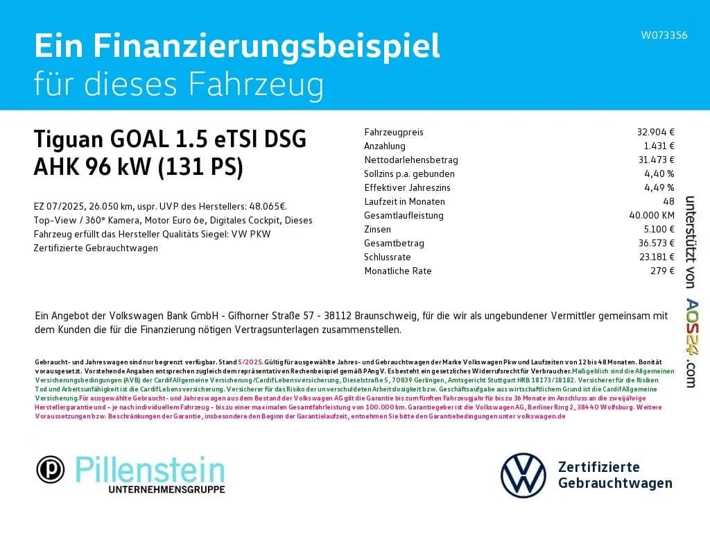 Main__Slider__Photo:Volkswagen Tiguan GOAL 1.5 eTSI DSG AHK AREA-VIEW ACC NAVI 07/2025-0