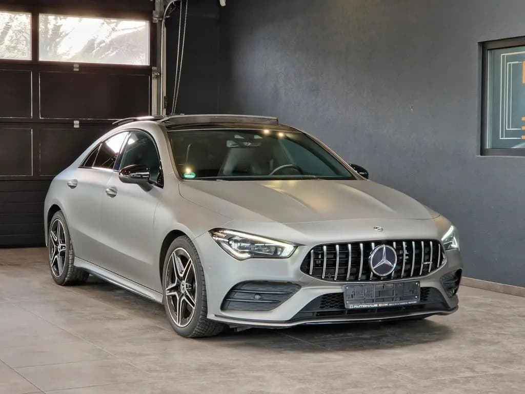 Main__Slider__Photo:Mercedes-Benz CLA-Class 220 AMG-Line*Matt Grau*Panorama*18"AMG* 07/2019-0