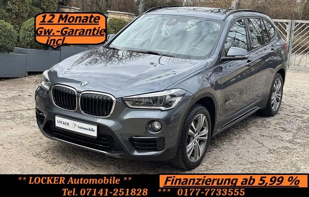 Main__Slider__Photo:BMW X1 xDrive20i Sport Line Aut. LED Navi PDC AHK 03/2016-0