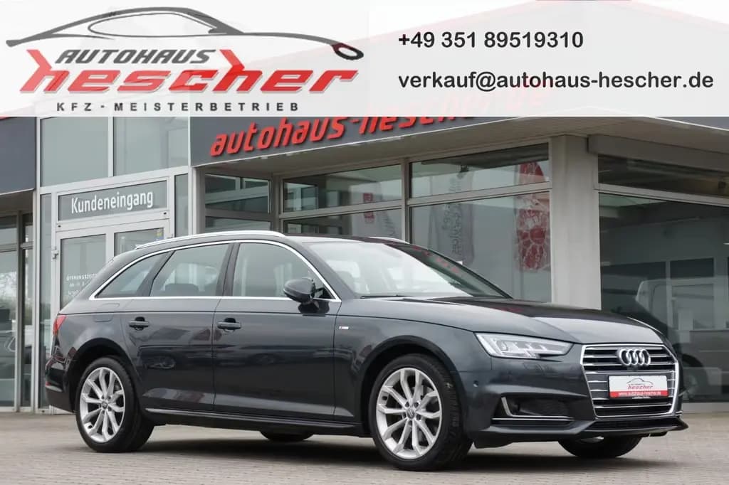 Main__Slider__Photo:Audi A4 Avant 2.0 TFSI S-tronic *S-LINE*LED*360°*AHK* 04/2017-0