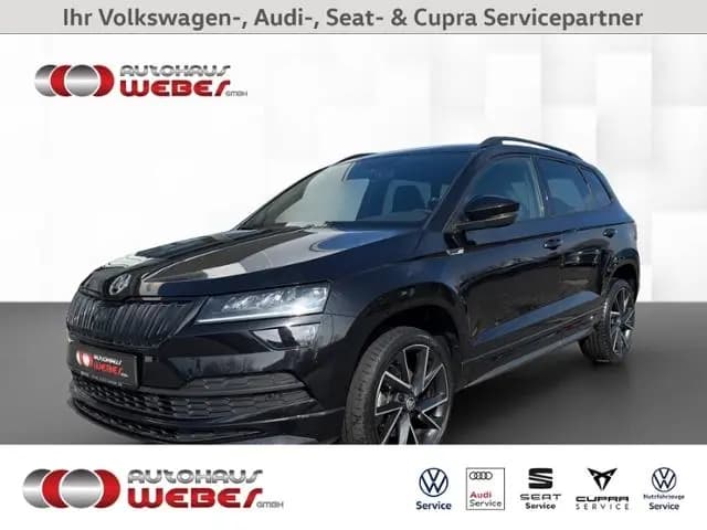 Main__Slider__Photo:Skoda Karoq 1.5l TSI SPORTLINE MATRIX+REAR+NAV+AHK 02/2022-0