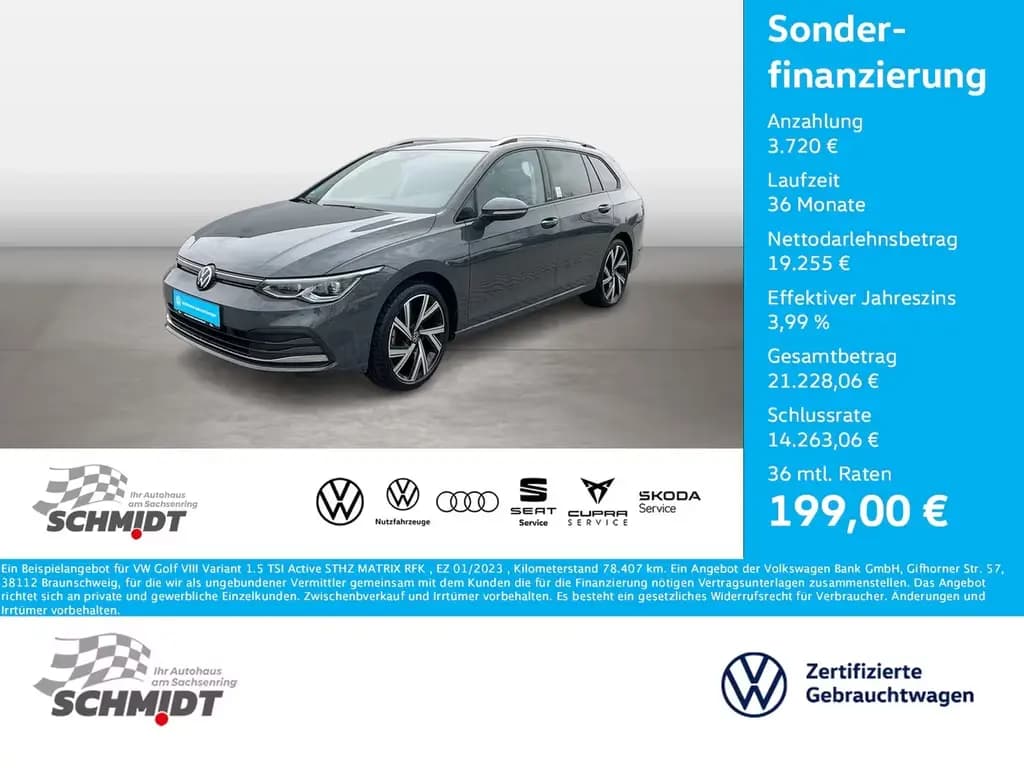 Main__Slider__Photo:Volkswagen Golf VIII Variant 1.5 TSI Active STHZ MATRIX RFK 01/2023-0