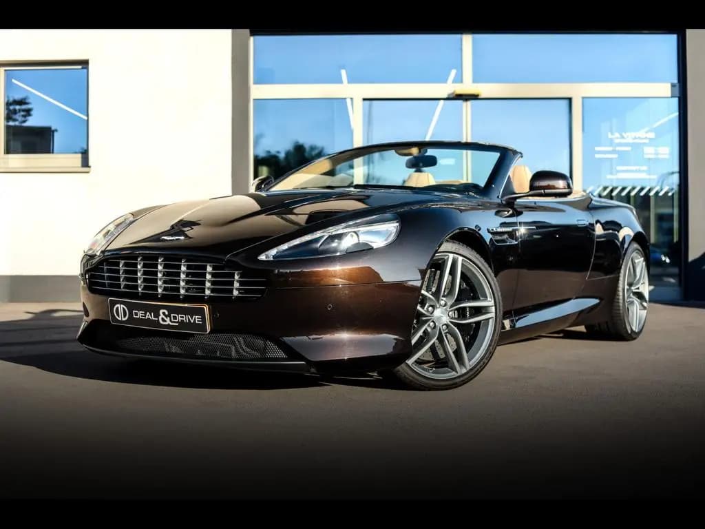 Main__Slider__Photo:Aston Martin Virage VOLANTE 6.0 V12°MARRON BLACK°SPORT PACK 07/2013-0
