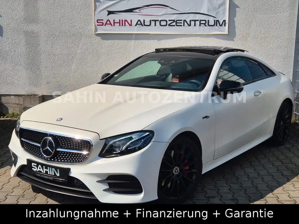 Main__Slider__Photo:Mercedes-Benz E-Class 400 Coupe AMG 9G 4M Edition1 Pan HUD TOT+SPUR 09/2017-0