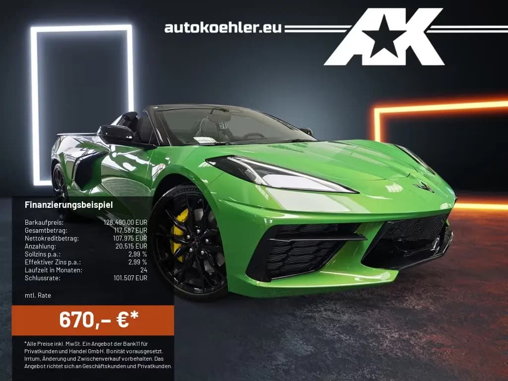Main__Slider__Photo:Corvette C8 Cabrio 3LT 2026 Vollausstattung!!!! HUD 360° null-0