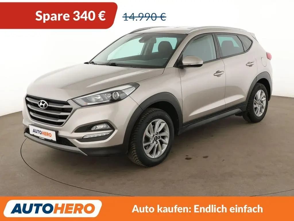 Main__Slider__Photo:Hyundai TUCSON 1.6 Trend blue 2WD*NAVI*TEMPO*SHZ*AHK* 07/2017-0