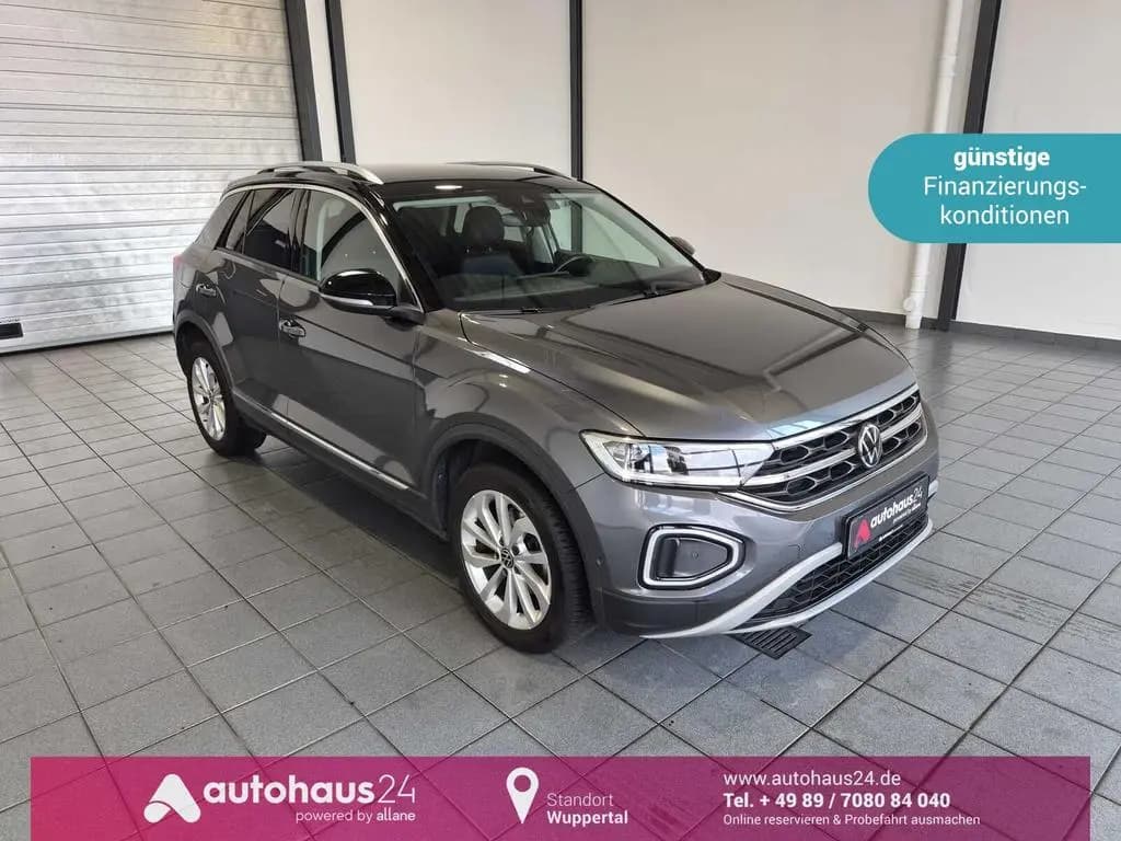 Main__Slider__Photo:Volkswagen T-Roc 1.5 TSI Style DSG|AHK|ACC|LED|Kamera 03/2023-0