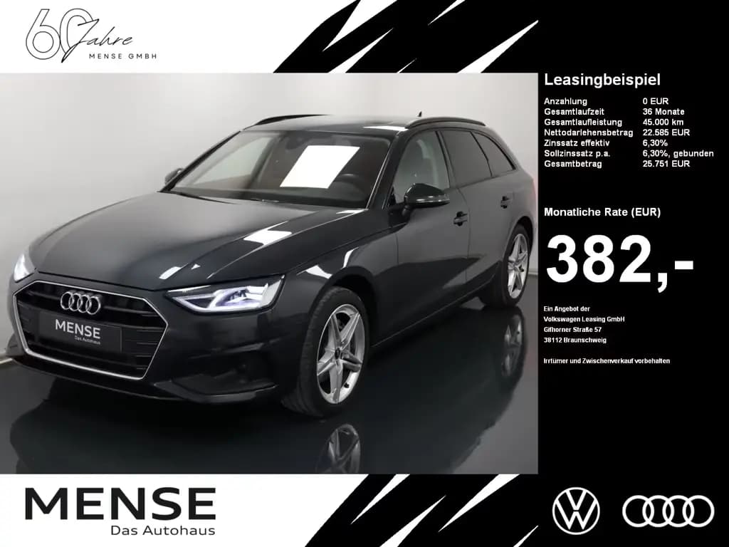 Main__Slider__Photo:Audi A4 Avant 40 TDI S tronic |Pano|FLA|AkustikGlas 01/2022-0