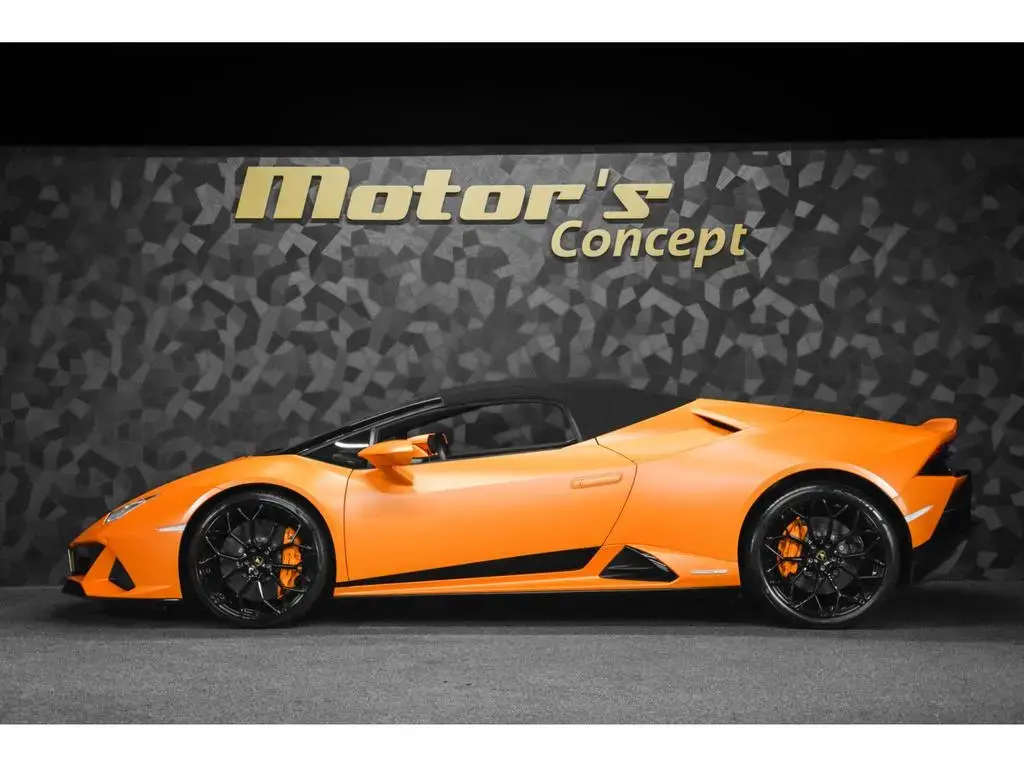 Main__Slider__Photo:Lamborghini Huracán EVO Spyder LP 640-4 V10 - ARANCIO BOREAL 08/2024-1