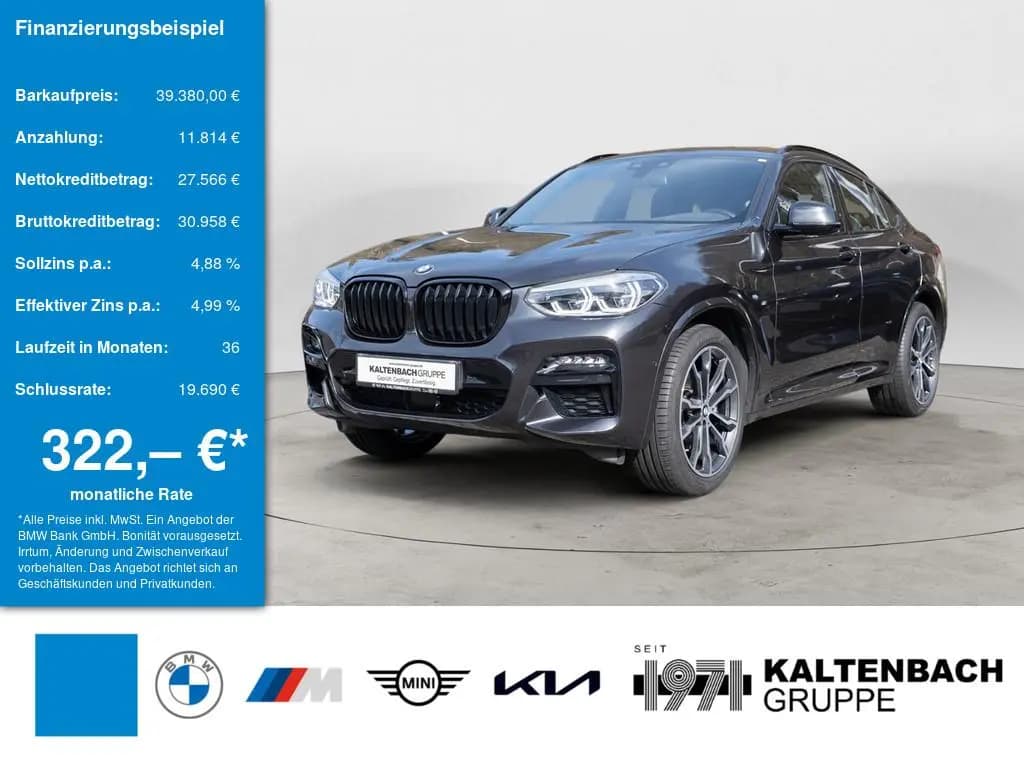 Main__Slider__Photo:BMW X4 M40i AHK HUD LED STANDHZ ACC NAVI KAMERA SHZ 01/2020-0