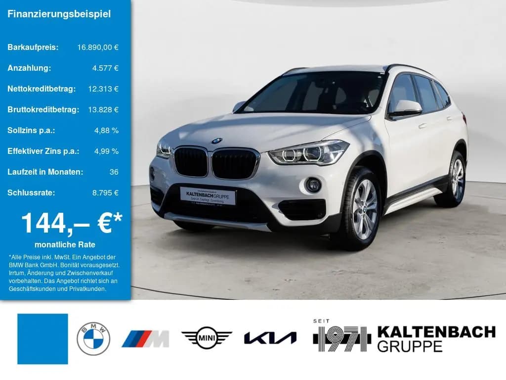Main__Slider__Photo:BMW X1 sDrive 18i Sport Line LED NAVI KAMERA SHZ PDC 10/2018-0