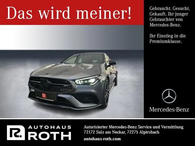 Main__Slider__Photo:Mercedes-Benz CLA-Class 35 AMG SB AMG Kamera Standhzg Night P-Dach 10/2020-0