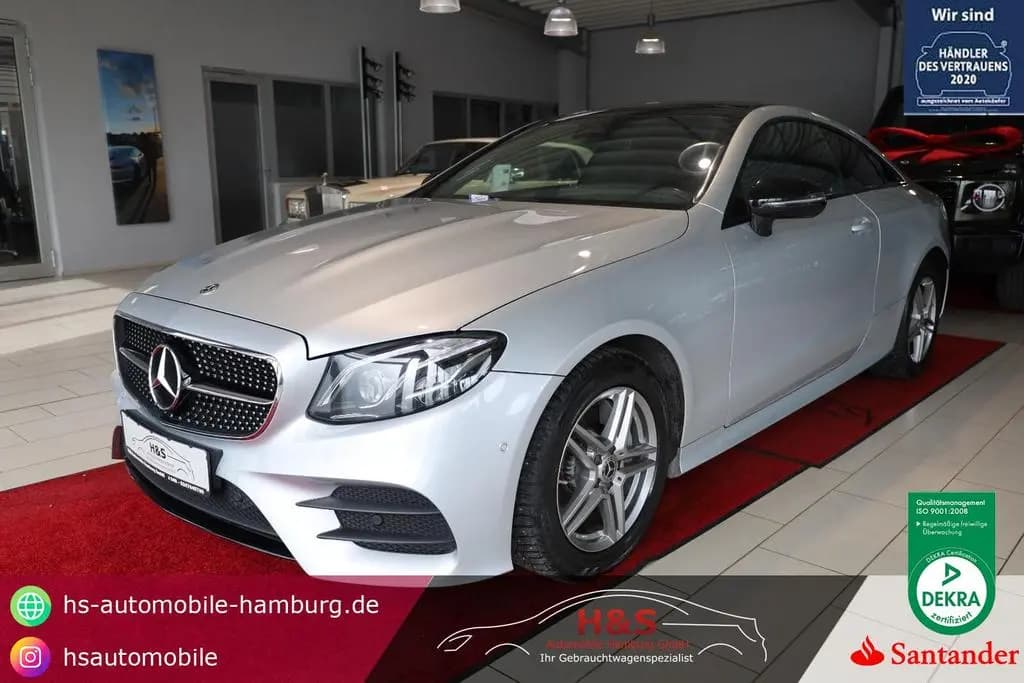 Main__Slider__Photo:Mercedes-Benz E-Class 220 d 4Matic COUPÉ 4MATIC AMG-LINE *PANO/KAMER 04/2019-0