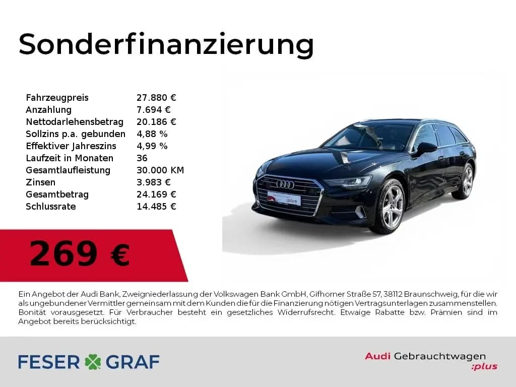 Main__Slider__Photo:Audi A6 Avant Sport 45 TDI quattro LED/Kamera/Standhz 03/2020-0