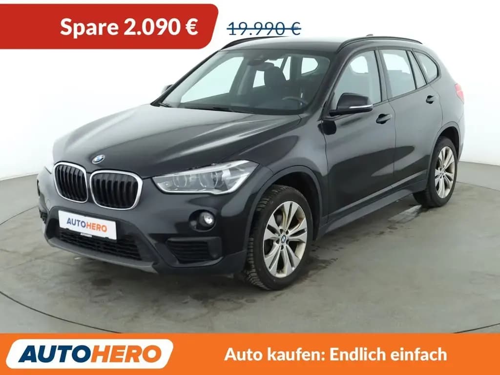 Main__Slider__Photo:BMW X1 xDrive 18 d Sport Line AHK PDC SHZ NAVI BT 07/2018-0