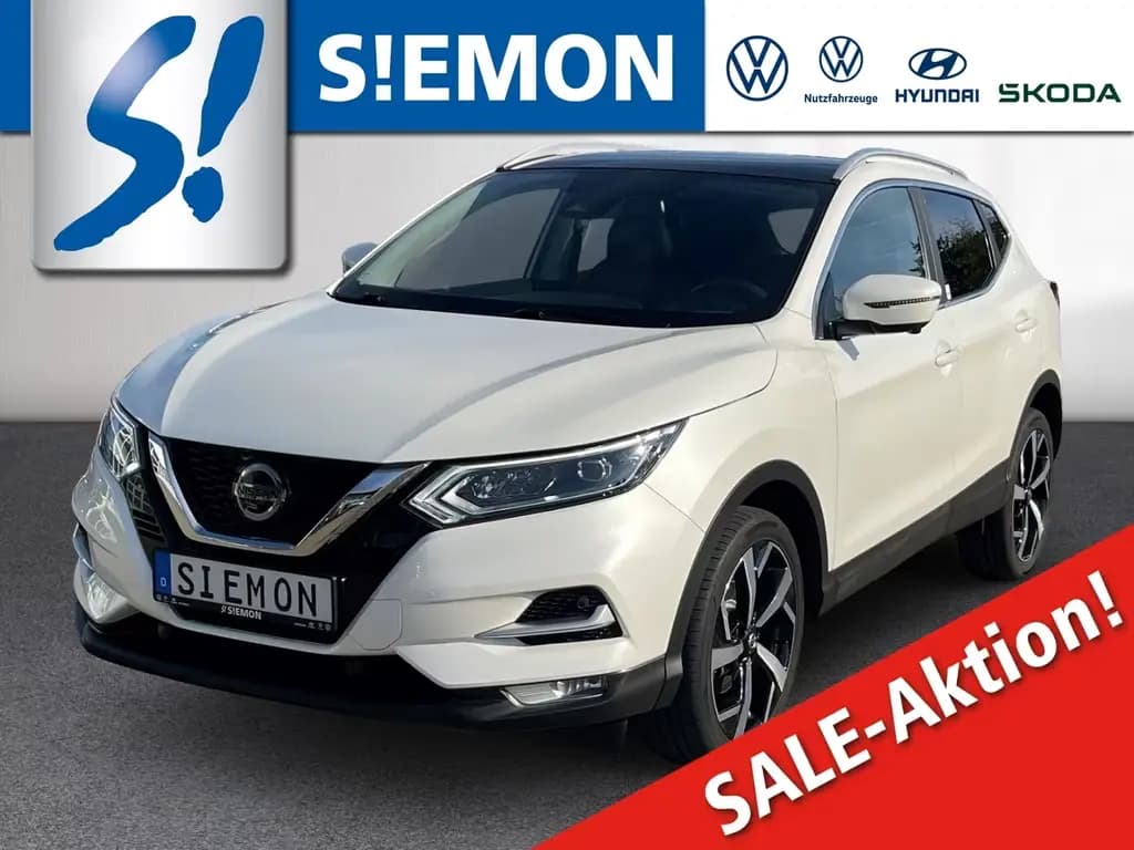 Main__Slider__Photo:Nissan Qashqai 1.3 DIG-T Akari NAVI LED PANODACH LEDER 04/2021-0