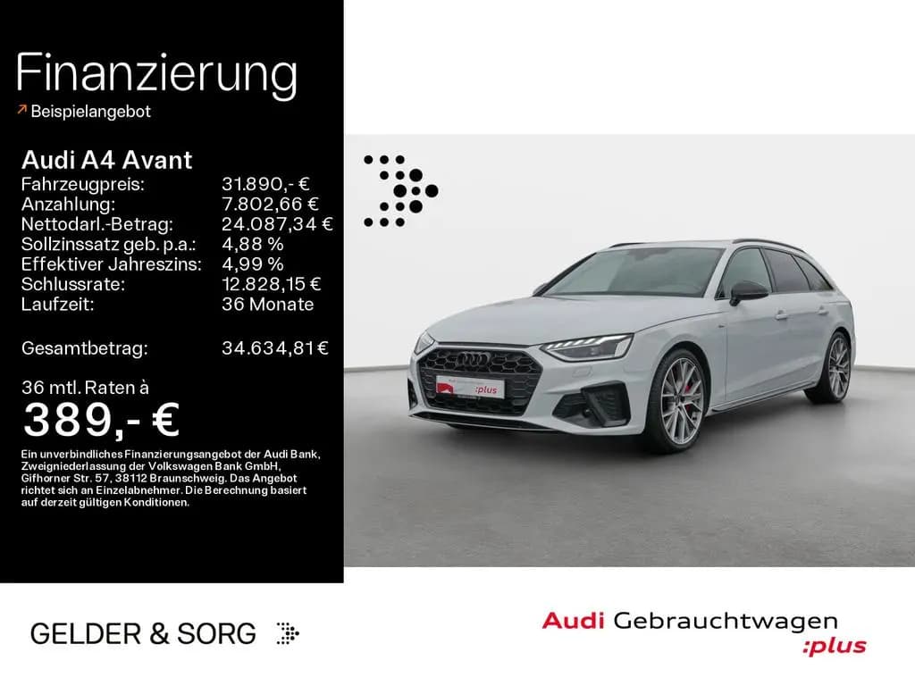 Main__Slider__Photo:Audi A4 Avant 50 TDI quattro S line Matrix*AHK*Pano 03/2022-0