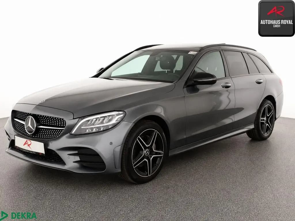 Main__Slider__Photo:Mercedes-Benz C 220 d T 3x AMG NIGHT PANO,KEYLESS,AHK,CARPLAY 08/2019-0