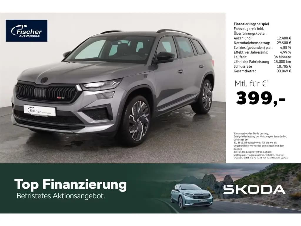 Main__Slider__Photo:Skoda Kodiaq 2.0 TSI RS 4x4 DSG 7-Sitz/AHK/Pano/Canton 07/2022-0