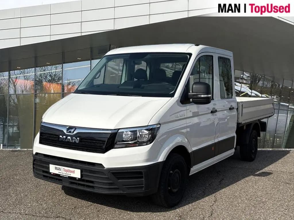 Main__Slider__Photo:MAN TGE 3.140 4X2-DOKA-KLIMA-AHK-PRITSCHE-7SITZER 08/2021-0