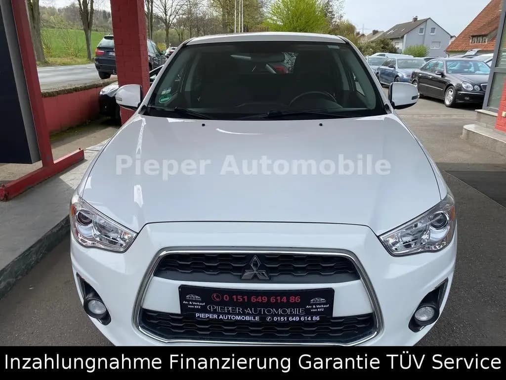 Main__Slider__Photo:Mitsubishi ASX 35 Jahre 2WD Klima SHZ Scheckheft 1.Hand AHK 02/2014-0