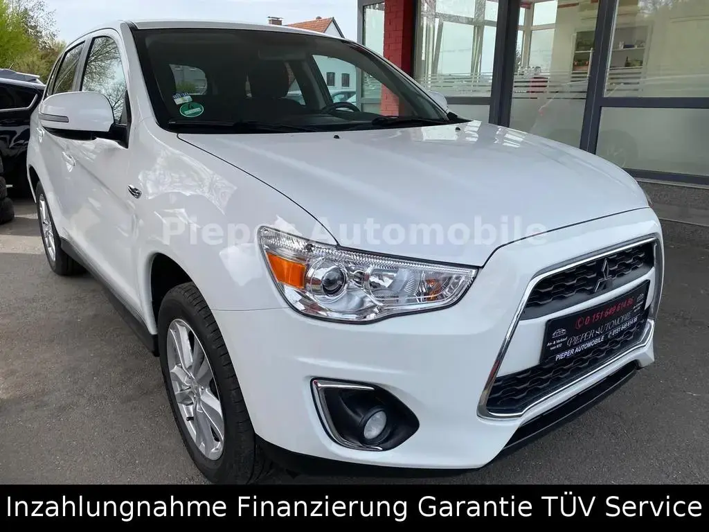 Main__Slider__Photo:Mitsubishi ASX 35 Jahre 2WD Klima SHZ Scheckheft 1.Hand AHK 02/2014-1