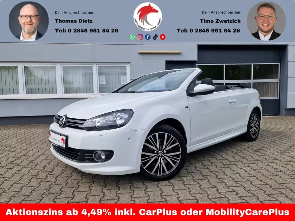 Main__Slider__Photo:Volkswagen Golf VI Cabriolet Allstar 1.4TSI*Kamera*SHZ 05/2016-0