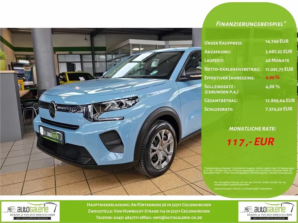 Main__Slider__Photo:Citroën C3 Turbo 100 Stop&Start YOU 07/2025-0