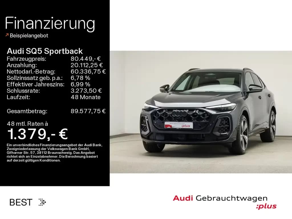Main__Slider__Photo:Audi SQ5 Sportback TFSI S-LINE*EDITION-ONE*NAVI*MATRI 06/2025-0