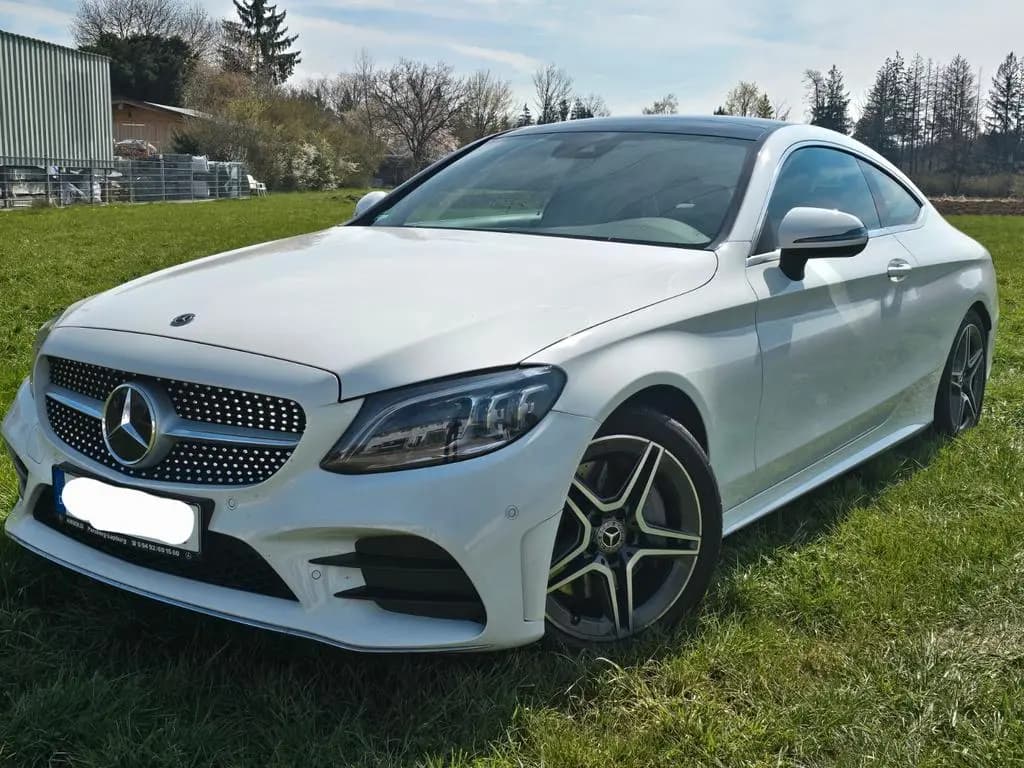 Main__Slider__Photo:Mercedes-Benz C-Class 300 Coupe Aut AMG Line LED 8 Fach Alu Sport 09/2019-0