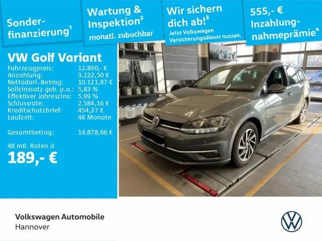 Main__Slider__Photo:Volkswagen Golf VII Variant 1.0 TSI Sound Navi ACC SHZ PDC 10/2017-0