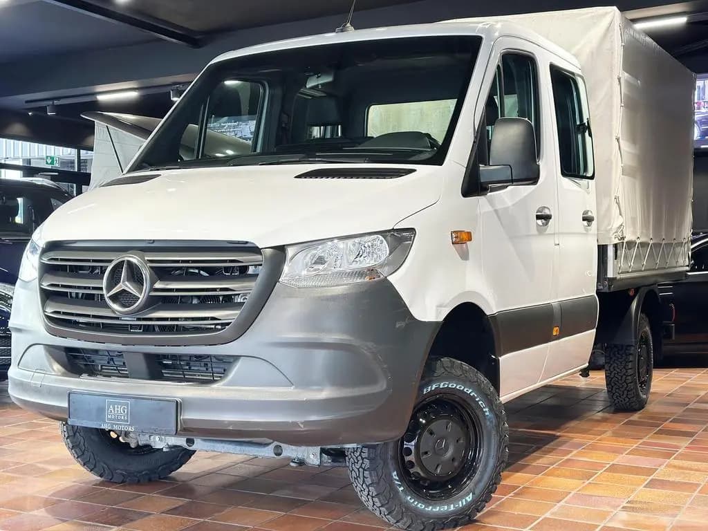 Main__Slider__Photo:Mercedes-Benz ALLRAD SPRINTER 314 4X4 DOKA STANDHEIZUNG KLIMA 11/2019-0
