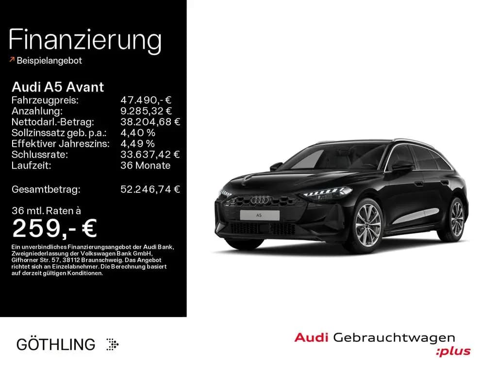 Main__Slider__Photo:Audi A5 Avant 40 TDI S tro*B&O*HUD*LED*Virtual*Navi+* 08/2025-0