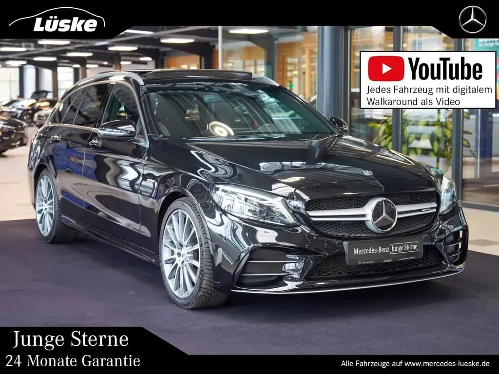 Main__Slider__Photo:Mercedes-Benz C-Class 43 AMG T 4M Distronic Panoramadach AHK KEYLESS 01/2021-0