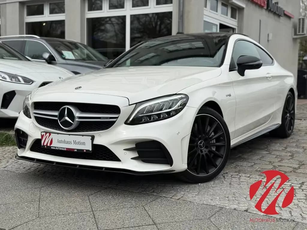 Main__Slider__Photo:Mercedes-Benz C-Class 43 AMG Coupe 4M Perf. Sportabgasanlage Pano Na 09/2019-0